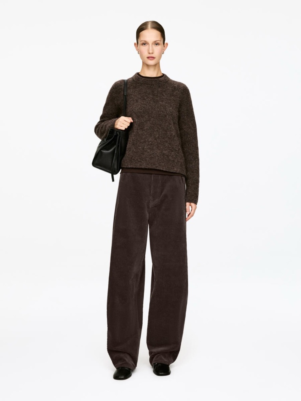 Arket BARREL-LEG CORDUROY TROUSERS - Picture 1 of 11